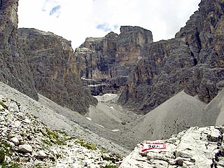 la muraglia della C. d’ Auronzo dalla testata della Val del Màrden