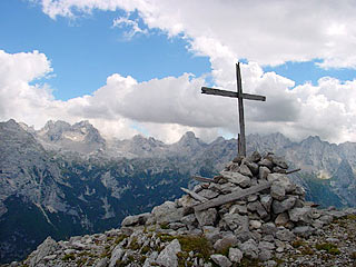 dalla cima della Croda de Cianpoduro verso le Marmaròle